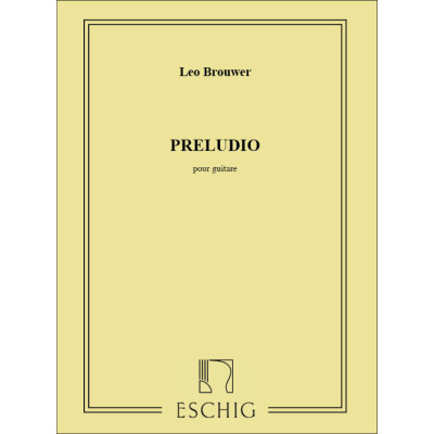 Brouwer - Preludio per Chitarra