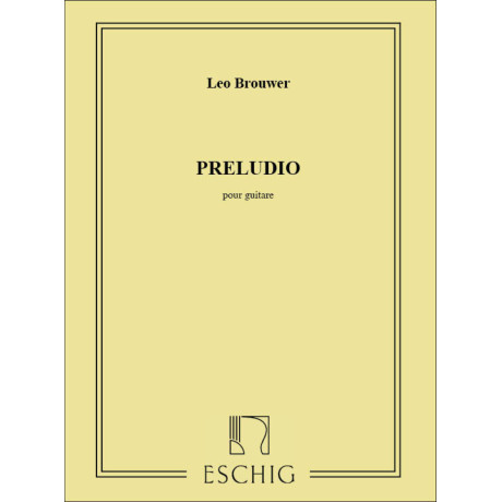 Brouwer - Preludio per Chitarra