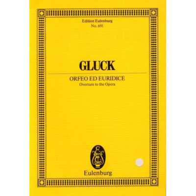Gluck - Ouverture Orpheus & Eurydice  Pocket Score