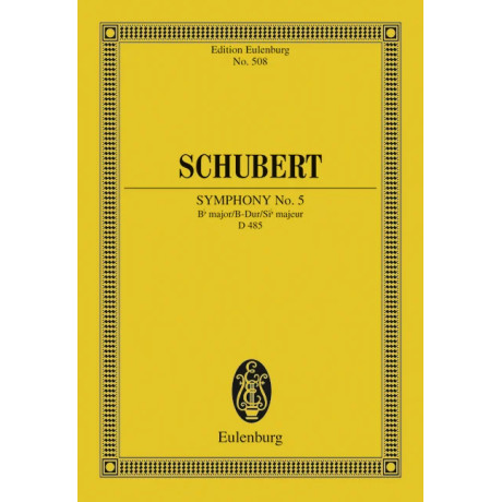 Schubert - Symphony No.5 In B Flat  Pocket Score