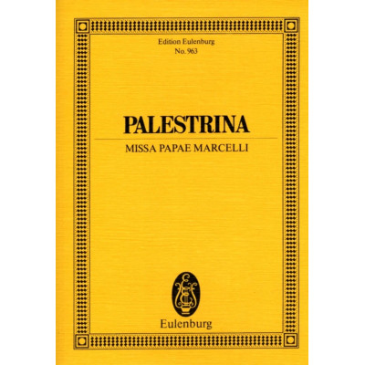 Palestrina - Missa Papae Marcelli (Schering)  Pocket Score