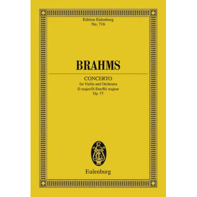 Brahms - Violin Concerto In D Op.77  Pocket Score