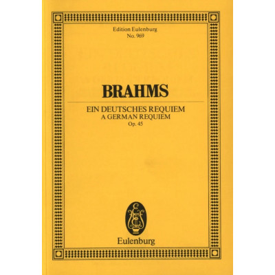 Brahms - A German Requiem Op. 45  Pocket Score