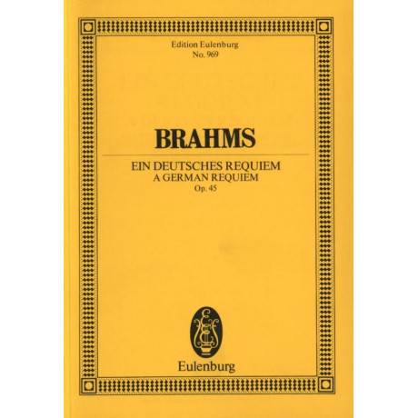 Brahms - A German Requiem Op. 45  Pocket Score