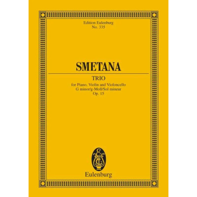 Smetana - Piano Trio G minor OP.15  Pocket Score