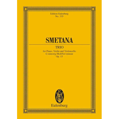 Smetana - Piano Trio G minor OP.15  Pocket Score