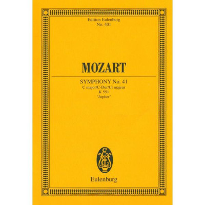 Mozart - Symphony No.41 In C K.551 'Jupiter' Pocket Score