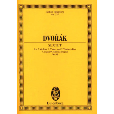 Dvořák - String Sextet In A Major Op. 48 B 80  Pocket Score