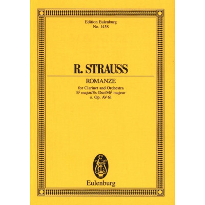Strauss - Romanze Eb major o. Op. AV. 61 Pocket Score