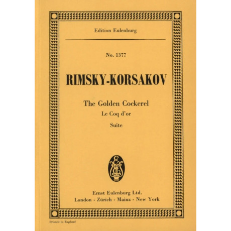 Rimsky-Korsakov -  The Golden Cockerel  Pocket Score