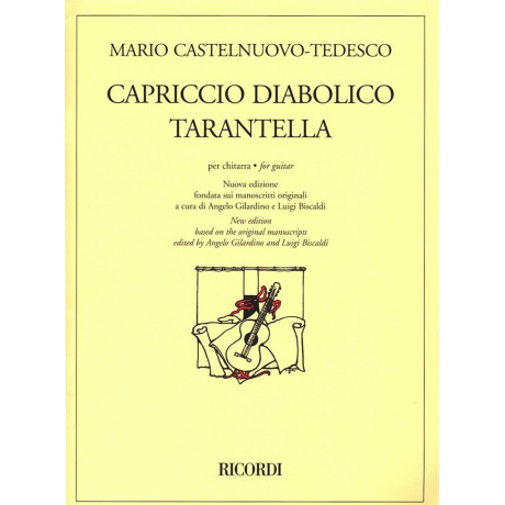 Castelnuovo Tedesco - Capriccio Diabolico Tarantella Chit.