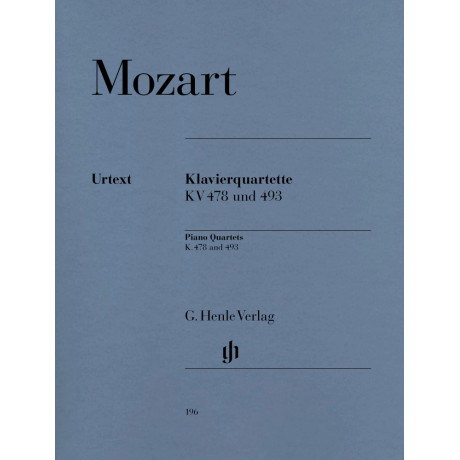 Wolfgang Amadeus Mozart - Piano Quartets KV 478 e KV 493