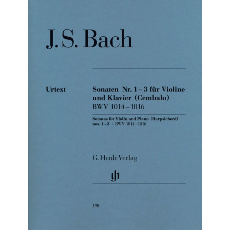 Johann Sebastian Bach - Sonate per violino n. 1-3 - BWV 1014-1016