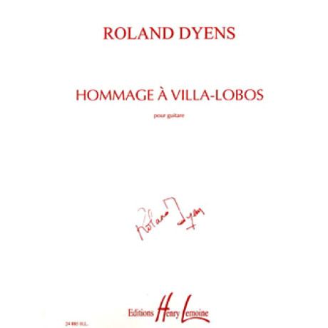Dyens - Omaggio a Villa-Lobos per Chitarra