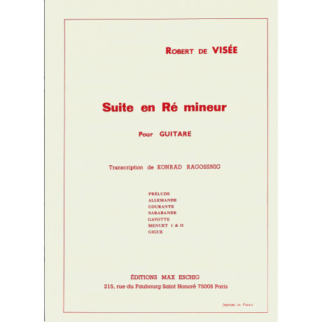 copy of De Visee - Suite in Mi Maggiore per Chitarra