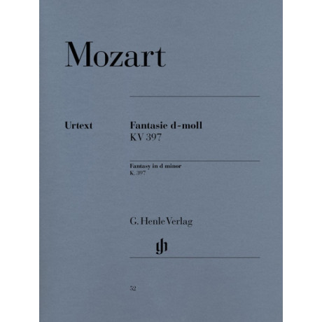 Wolfgang Amadeus Mozart - Fantasy d minor K. 397 (385g)