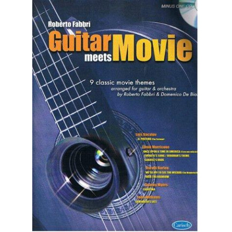 Fabbri - 9 Pezzi Classici di Film per Chitarra con CD