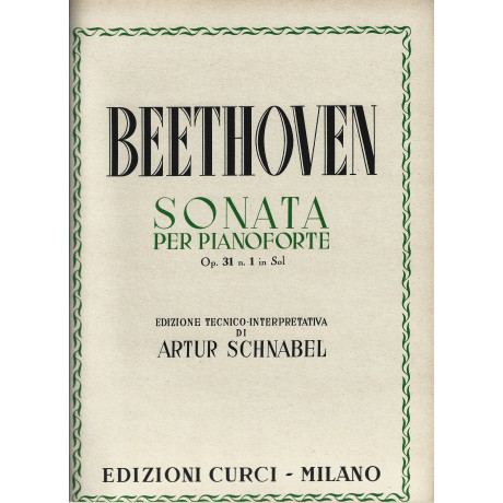Beethoven - Piano Sonata Op. 31 No. 1