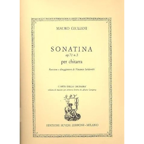 Giuliani - Sonatina Op.71 n.3 per Chitarra