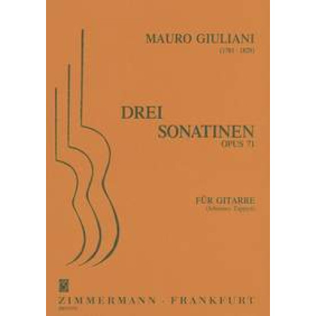 Giuliani - 3 Sonatine Op.71 per Chitarra