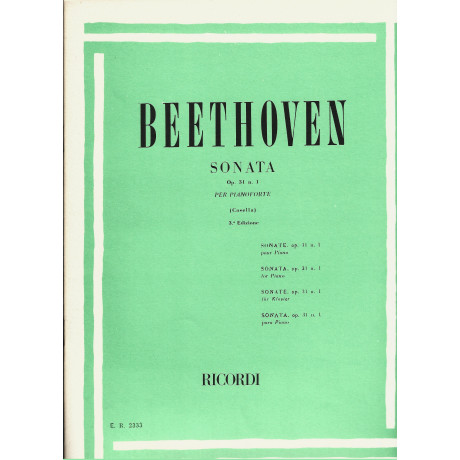 Beethoven - Sonata per pianoforte op. 31 n. 1