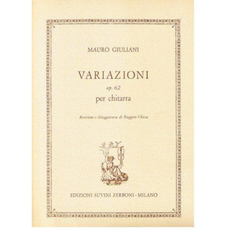 Giuliani - Variazioni Op.62 per Chitarra
