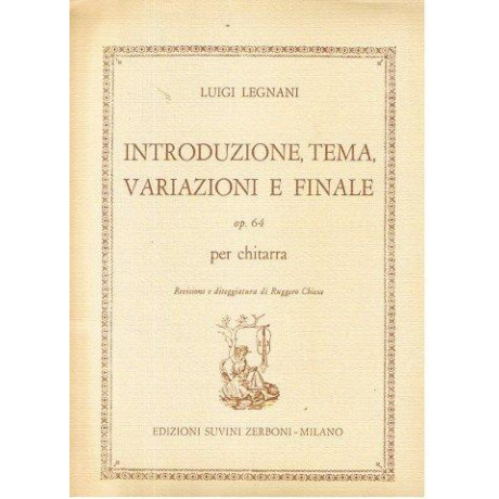 Legnani - Introduzione Tema Variazioni e Finale Chit.