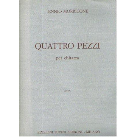 Morricone - 4 Pezzi per Chitarra