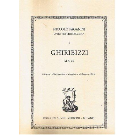 copy of Paganini - 43 Ghiribizzi per Chitarra