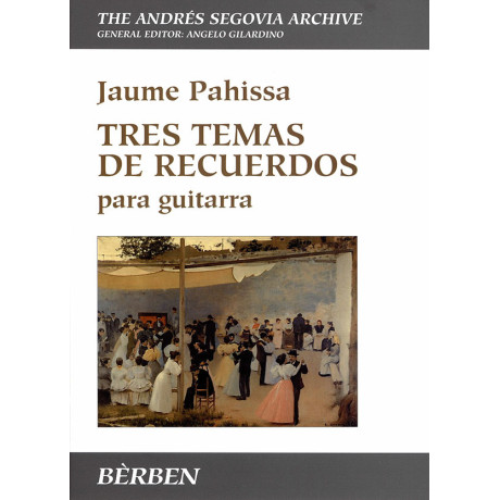 Pahissa - Tres Temas De Recuerdos per Chitarra