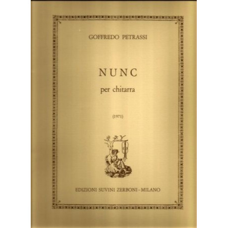 Petrassi - Nunc per Chitarra
