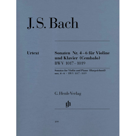 Bach - Violin Sonatas No. 4-6 - BWV 1017-1019