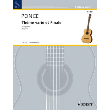 Ponce - Tema Variato e Finale per Chitarra