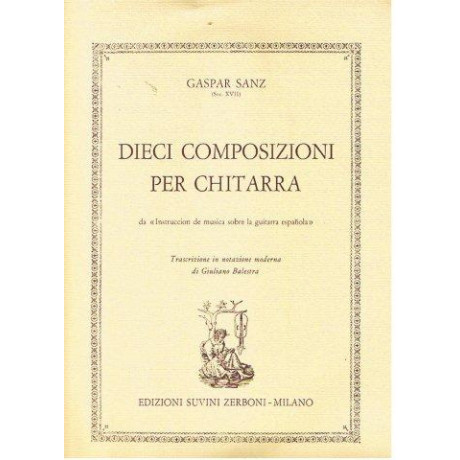 Sanz - 10 Composizioni per Chitarra