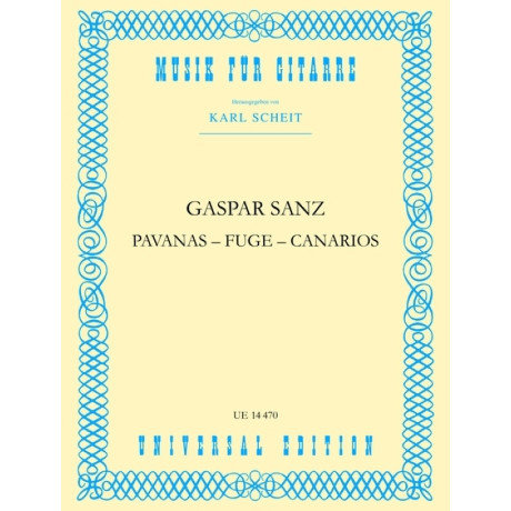 Sanz - Pavanas - Fuge - Canarios per Chitarra