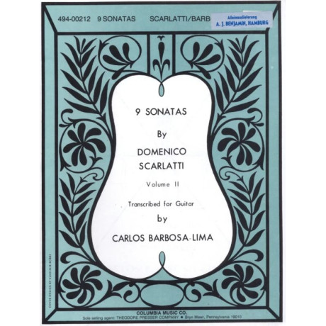 copy of Scarlatti - 9 Sonate Vol.1 per Chitarra