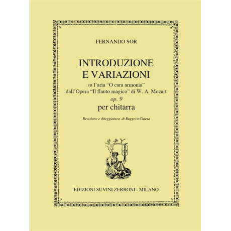 Sor - Introduzione e Variazioni Op.9 per Chitarra