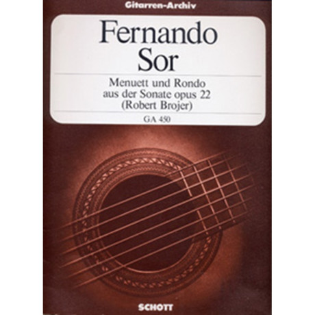 Sor -  Minuetto e Rondò Op.22 per Chitarra