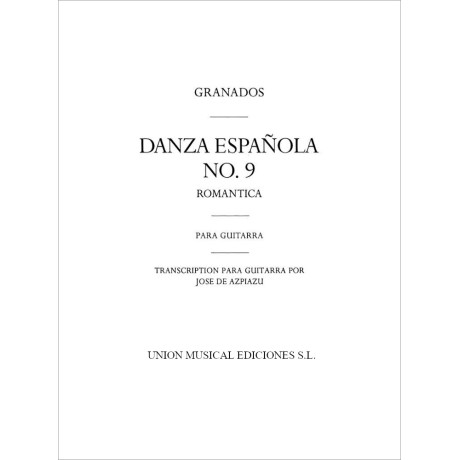 Enrique Granados - Danza española n. 9 - Romántica