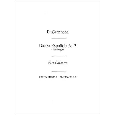 Enrique Granados - Danza española n. 3 - Fandango