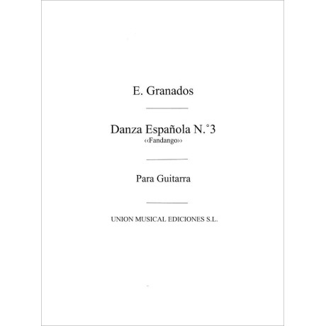 Enrique Granados - Danza española n. 3 - Fandango