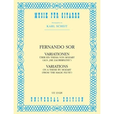 Sor - Variazioni Op.9 per Chitarra