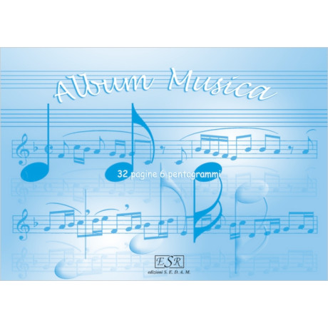 Album notebook, 32 pages, 6 staves
