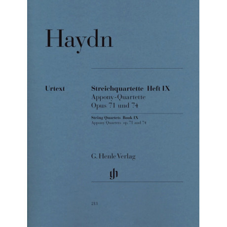 Joseph Haydn - String Quartets - Book 9 - Op. 71 and 74 (Apponyi Quartets)