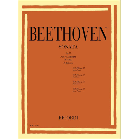 Beethoven - Sonata OP.57 in Fa min.  per Piano