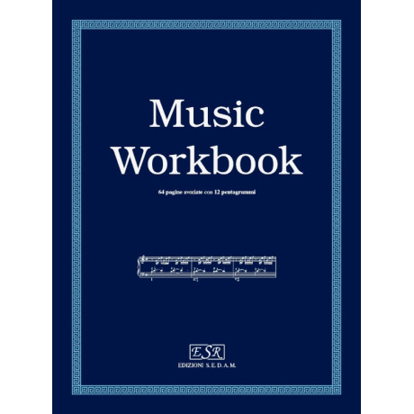 Notebook with 12 staves, 64 pages