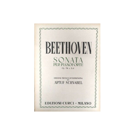 Beethoven - Sonata Op.78 per Pianoforte