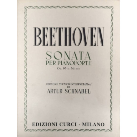 Beethoven - Sonata Op.90 in Mi Minore per Pianoforte