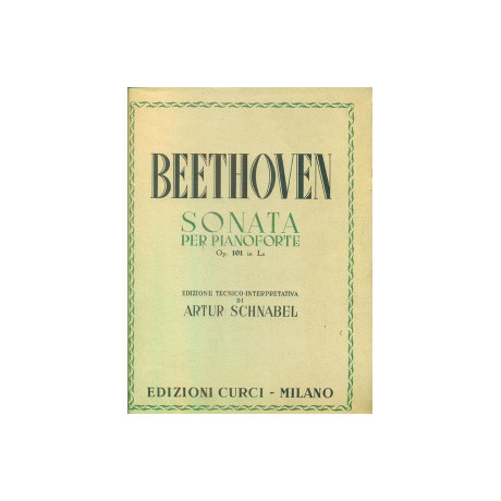 Beethoven - Sonata Op.101 in La per Pianoforte