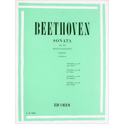 Ludwig van Beethoven - Sonata per pianoforte n. 29 op. 106